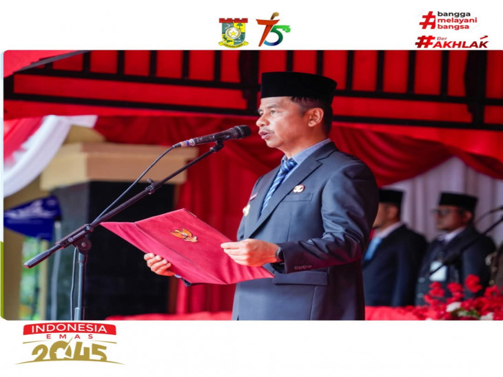 Bupati Kampar Jadi Inspektur Upacara Peringatan Hari Pahlawan Nasional